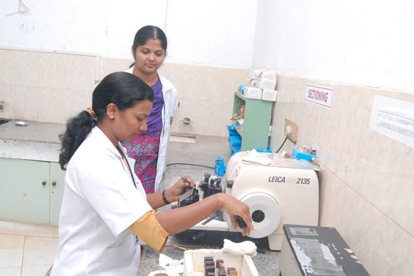 Labs – well equipped and round the clock testing done	
